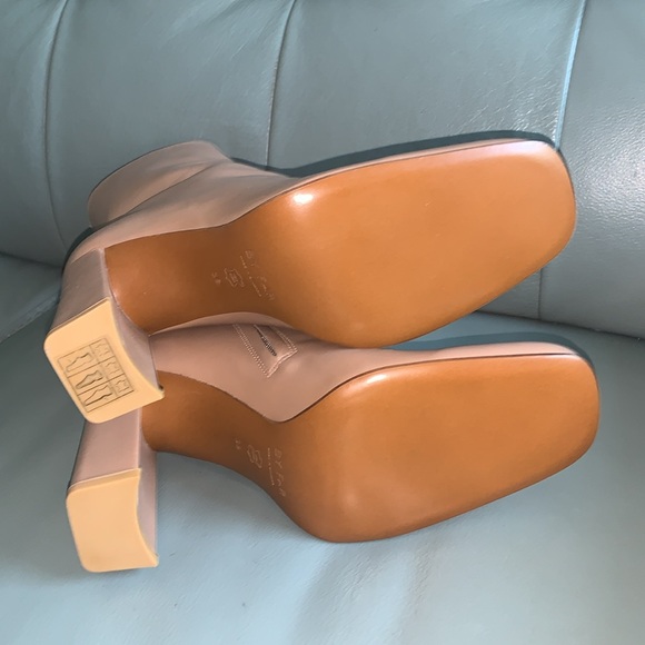 By Far NWT  Elliott Block Heel Bootie - Picture 7 of 11